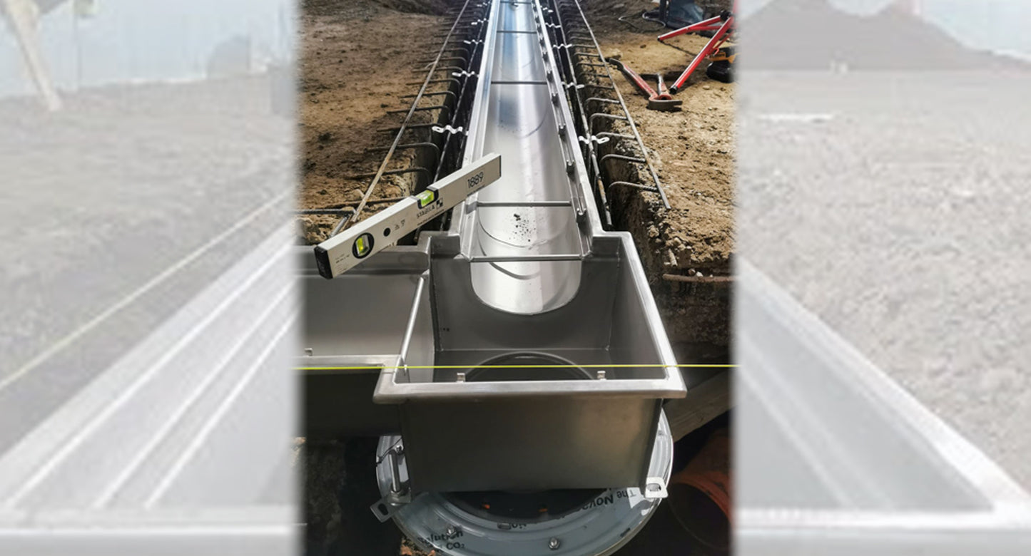 V-Shape Bottom Channel Sv (Vertical Outlet) image 1